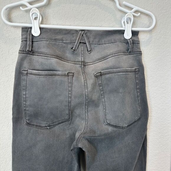 Good American Grey Good Waist High Rise Stretchy Skinny Jeans - Size 4 - EUC - Picture 5 of 6